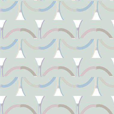 Geometrik süslemeli kusursuz desen. vektör illüstrasyonu