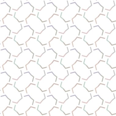Geometrik süslemeli vektör deseni. Kusursuz tasarım dokusu