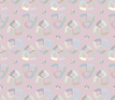 Geometrik süslemeli kusursuz desen. vektör illüstrasyonu