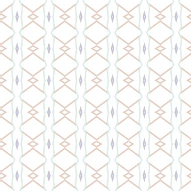 Geometrik süslemeli vektör deseni. Kusursuz tasarım dokusu 