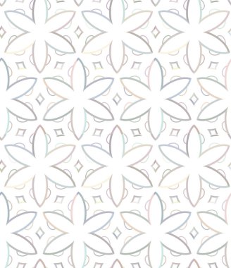 Geometrik süslemeli kusursuz desen. vektör illüstrasyonu