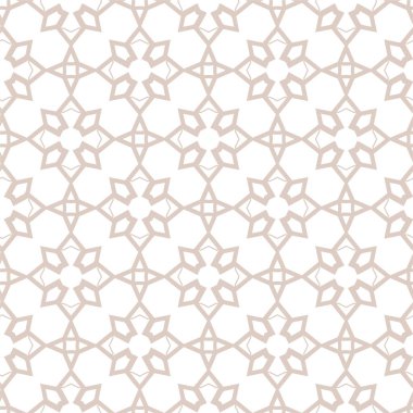 Geometrik süslemeli vektör deseni. Kusursuz tasarım dokusu
