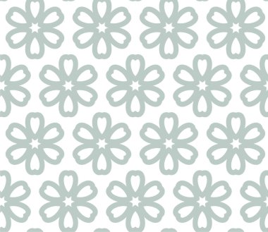 Geometrik süslemeli vektör deseni. Kusursuz tasarım dokusu