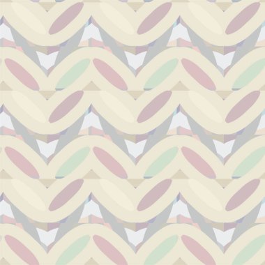 Geometrik süslemeli vektör deseni. Kusursuz tasarım dokusu