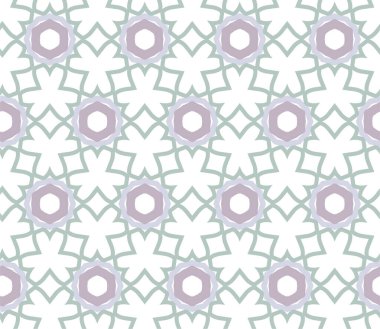 Geometrik süslemeli vektör deseni. Kusursuz tasarım dokusu.