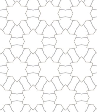 Geometrik süslemeli vektör deseni. Kusursuz tasarım dokusu.