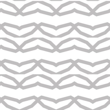 Geometrik süslemeli vektör deseni. Kusursuz tasarım dokusu