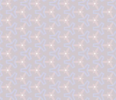 Geometrik yinelenen süs vektör deseni. Pastel tonları olan kusursuz tasarım dokusu