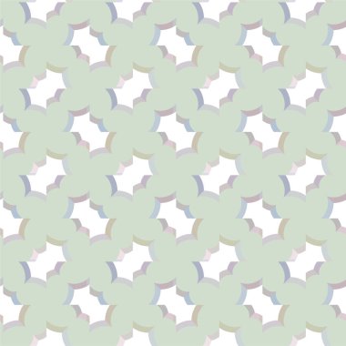 Geometrik süslemeli vektör deseni. Kusursuz tasarım dokusu