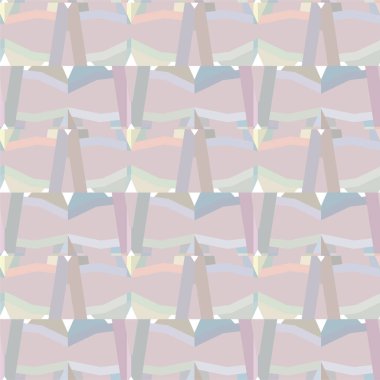 Soyut geometrik şekilli kusursuz desen