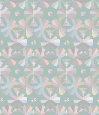 Geometrik süslemeli vektör deseni. Kusursuz tasarım dokusu.