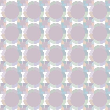 Geometrik süslemeli vektör deseni. Kusursuz tasarım dokusu