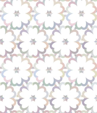 Geometrik süslemeli kusursuz desen. vektör illüstrasyonu