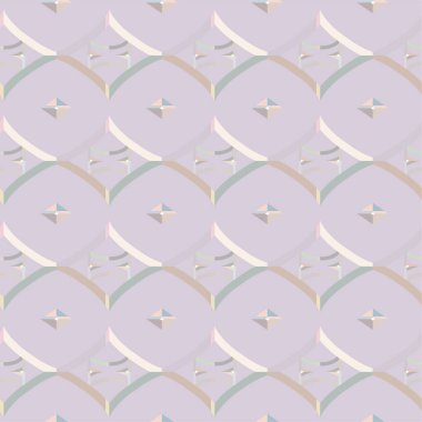 Geometrik süslemeli kusursuz desen. vektör illüstrasyonu