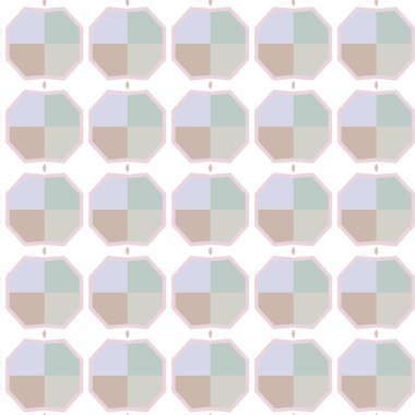 Geometrik süslemeli vektör deseni. Kusursuz tasarım dokusu 