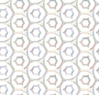 Geometrik süslemeli vektör deseni. Kusursuz tasarım dokusu 