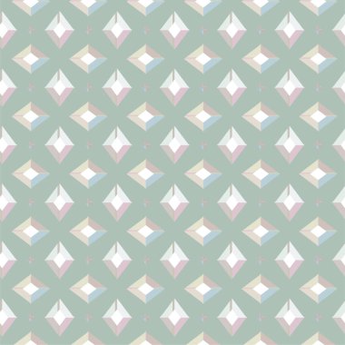 Geometrik süslemeli vektör deseni. Kusursuz tasarım dokusu.