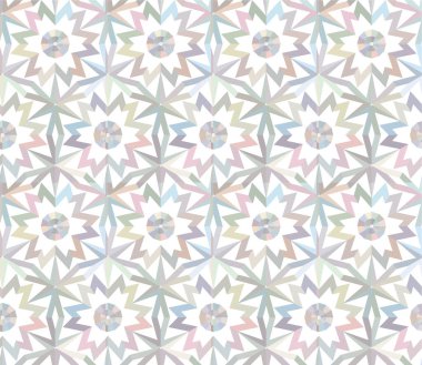 Geometrik süslemeli kusursuz desen. vektör illüstrasyonu