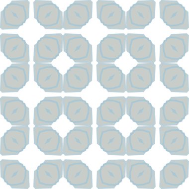 Geometrik süslemeli vektör deseni. Kusursuz tasarım dokusu.