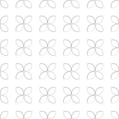 Geometrik yinelenen süs vektör deseni. Pastel tonları olan kusursuz tasarım dokusu