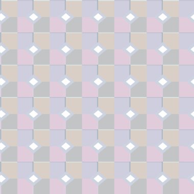 Geometrik süslemeli vektör deseni. Kusursuz tasarım dokusu.