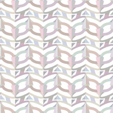 Geometrik süslemeli vektör deseni. Kusursuz tasarım dokusu 