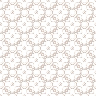 Geometrik süslemeli vektör deseni. Kusursuz tasarım dokusu