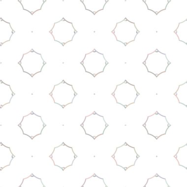 Geometrik yinelenen süs vektör deseni. Pastel tonları olan kusursuz tasarım dokusu