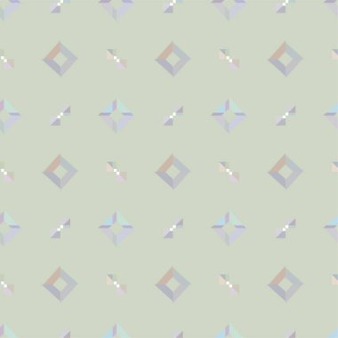 Geometrik süslemeli vektör deseni. Kusursuz tasarım dokusu 