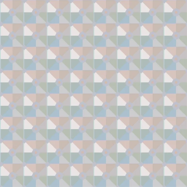 幾何学模様のシームレスなパターン ベクターイラスト — ストックベクタ