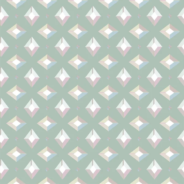 Geometrisches Ornamentales Vektormuster Nahtlose Design Textur — Stockvektor