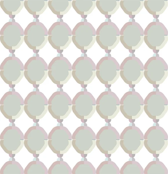 Geometric Recurring Ornamental Vector Pattern Seamless Design Texture Pastel Shades — Stock Vector