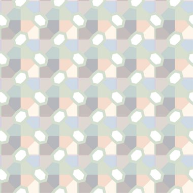 Geometrik süslemeli vektör deseni. Kusursuz tasarım dokusu 