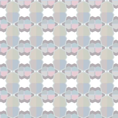 Geometrik süslemeli vektör deseni. Kusursuz tasarım dokusu