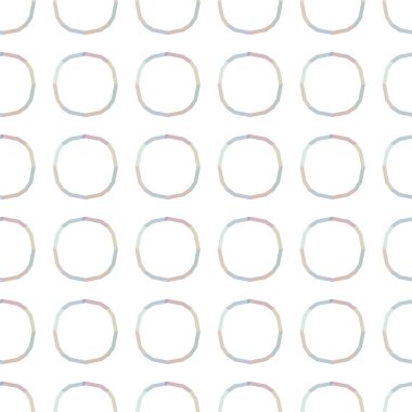 Geometrik yinelenen süs vektör deseni. Pastel tonları olan kusursuz tasarım dokusu