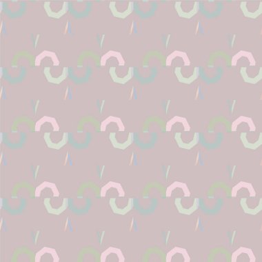 Geometrik süslemeli kusursuz desen. vektör illüstrasyonu