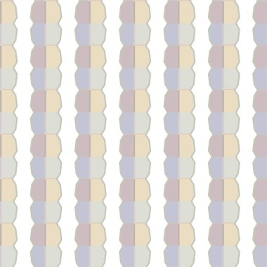 Geometrik süslemeli vektör deseni. Kusursuz tasarım dokusu 