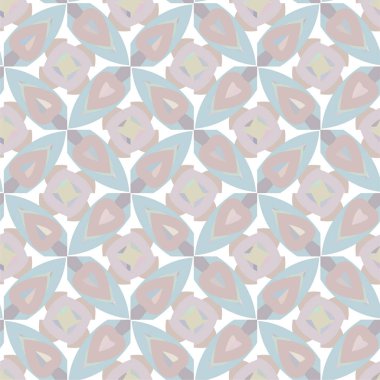 Soyut geometrik şekilli kusursuz desen