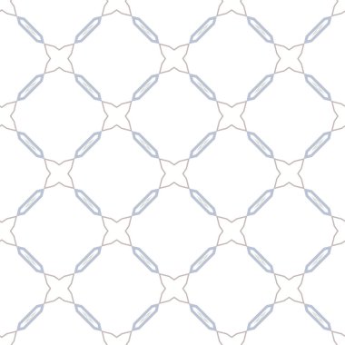 Geometrik süslemeli vektör deseni. Kusursuz tasarım dokusu 