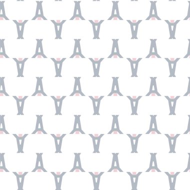 Geometrik süslemeli vektör deseni. Kusursuz tasarım dokusu 