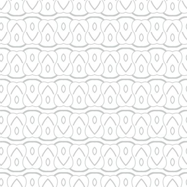 Geometrik süslemeli vektör deseni. Kusursuz tasarım dokusu 