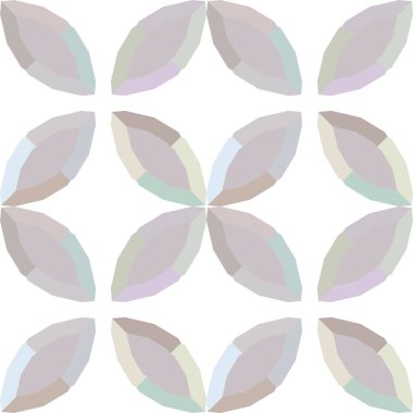 Geometrik yinelenen süs vektör deseni. Pastel tonları olan kusursuz tasarım dokusu