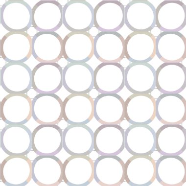 Geometrik yinelenen süs vektör deseni. Pastel tonları olan kusursuz tasarım dokusu