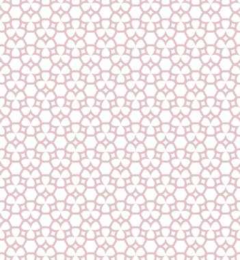 Geometrik yinelenen süs vektör deseni. Pastel tonları olan kusursuz tasarım dokusu