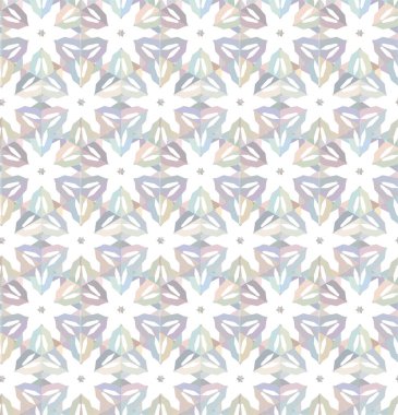 Geometrik süslemeli vektör deseni. Kusursuz tasarım dokusu