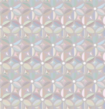 Geometrik süslemeli vektör deseni. Kusursuz tasarım dokusu 