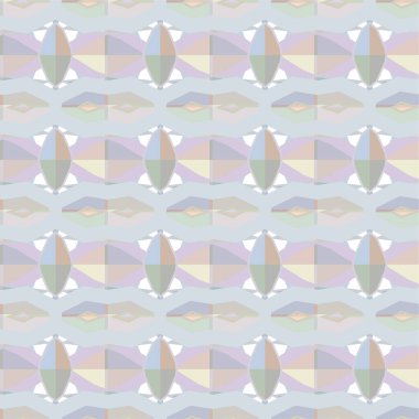 Geometrik süslemeli vektör deseni. Kusursuz tasarım dokusu.