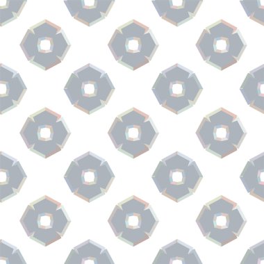 Geometrik süslemeli vektör deseni. Kusursuz tasarım dokusu.