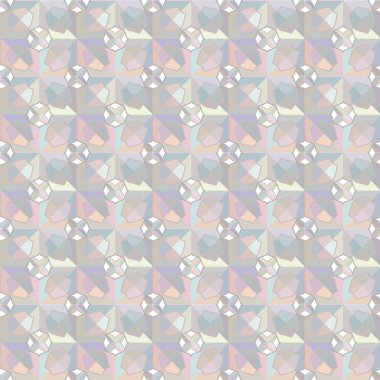 Geometrik süslemeli kusursuz desen. vektör illüstrasyonu