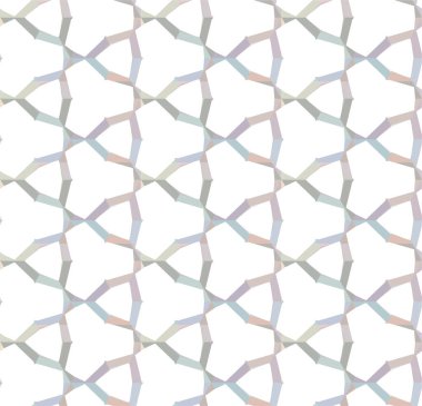 Geometrik süslemeli vektör deseni. Kusursuz tasarım dokusu.